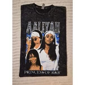 Aaliyah Princess of R&B Graphic T-Shirt 2XL